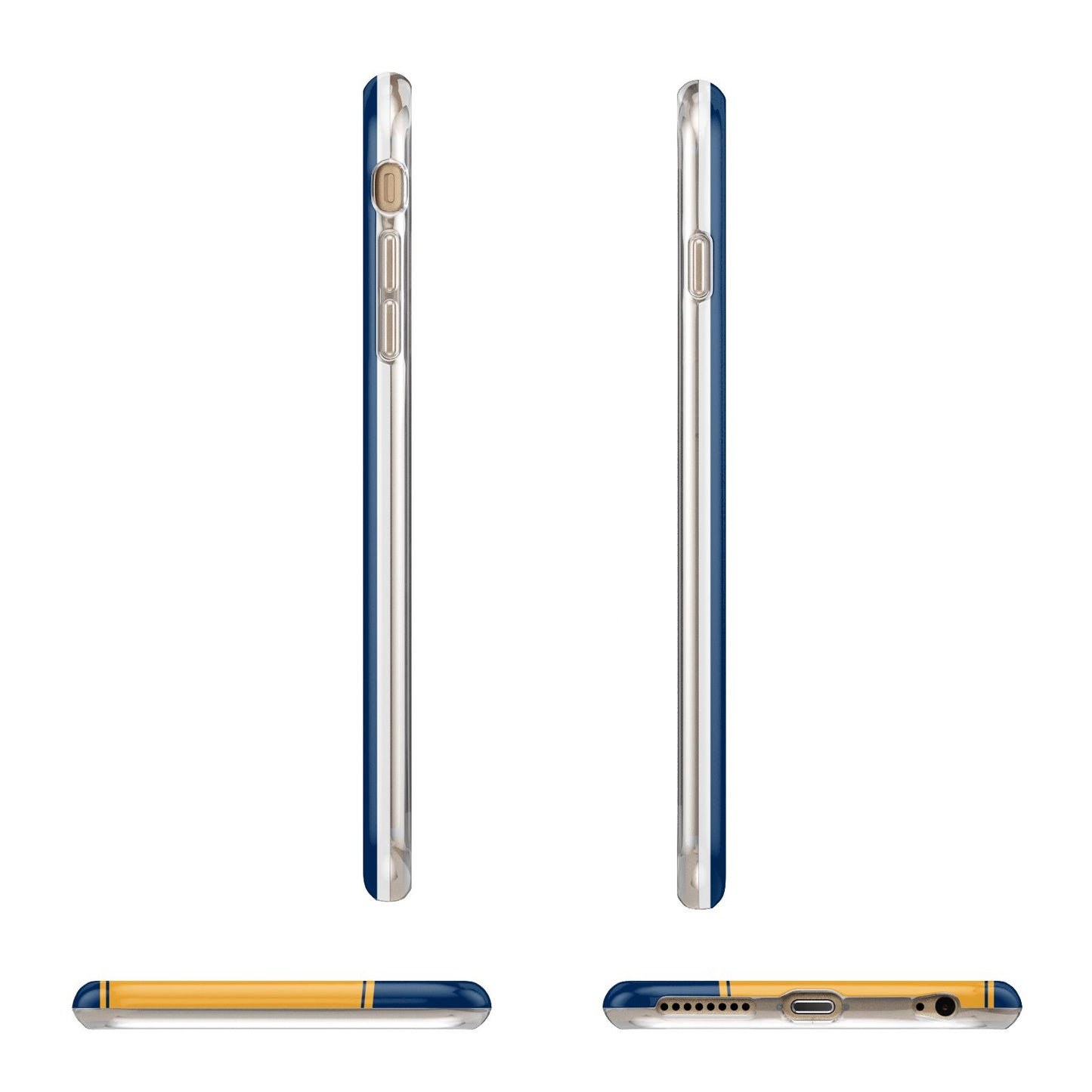 Custom New York License Plate Apple iPhone 6 Plus 3D Wrap Tough Case Alternative Image Angles