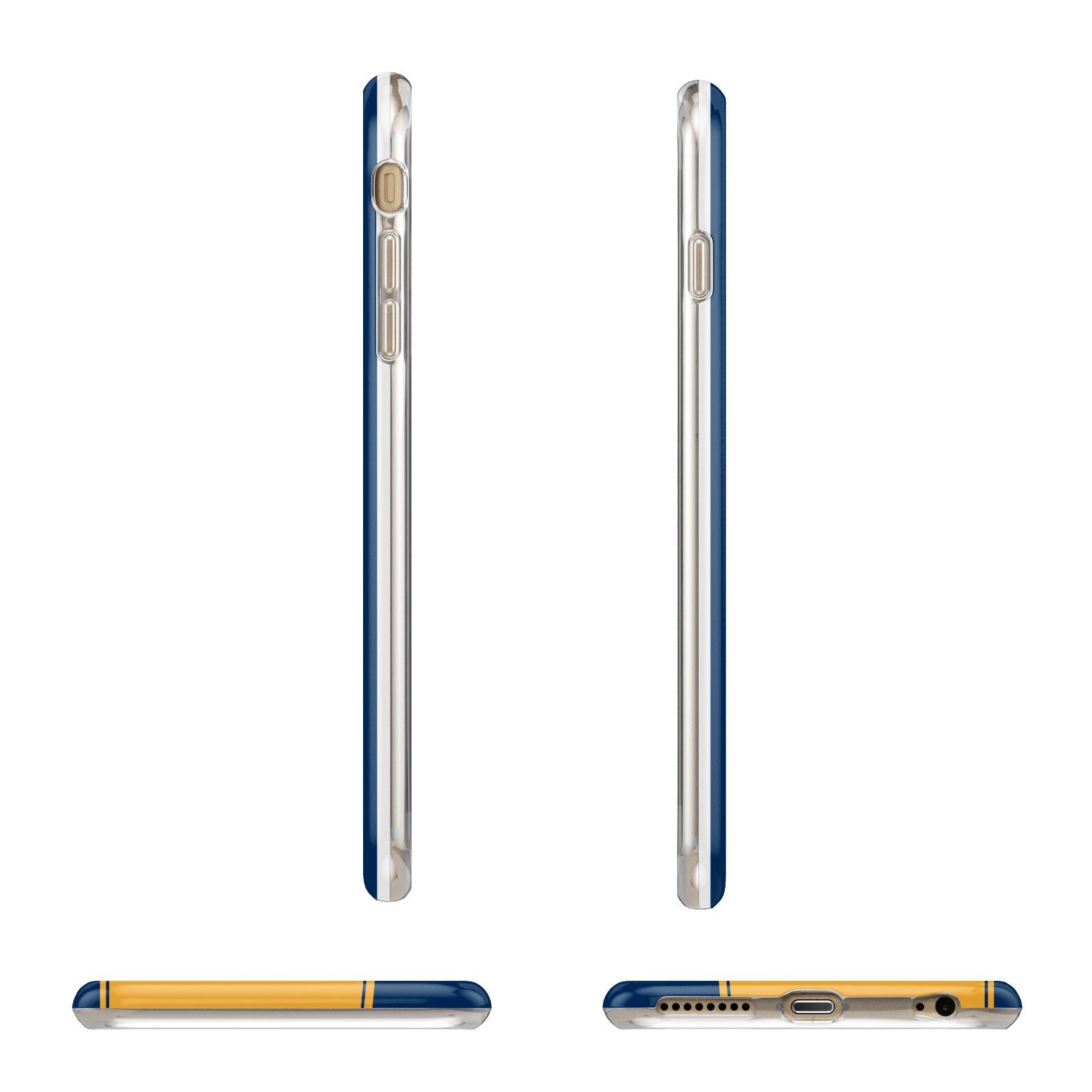 Custom New York License Plate Apple iPhone 6 Plus 3D Wrap Tough Case Alternative Image Angles