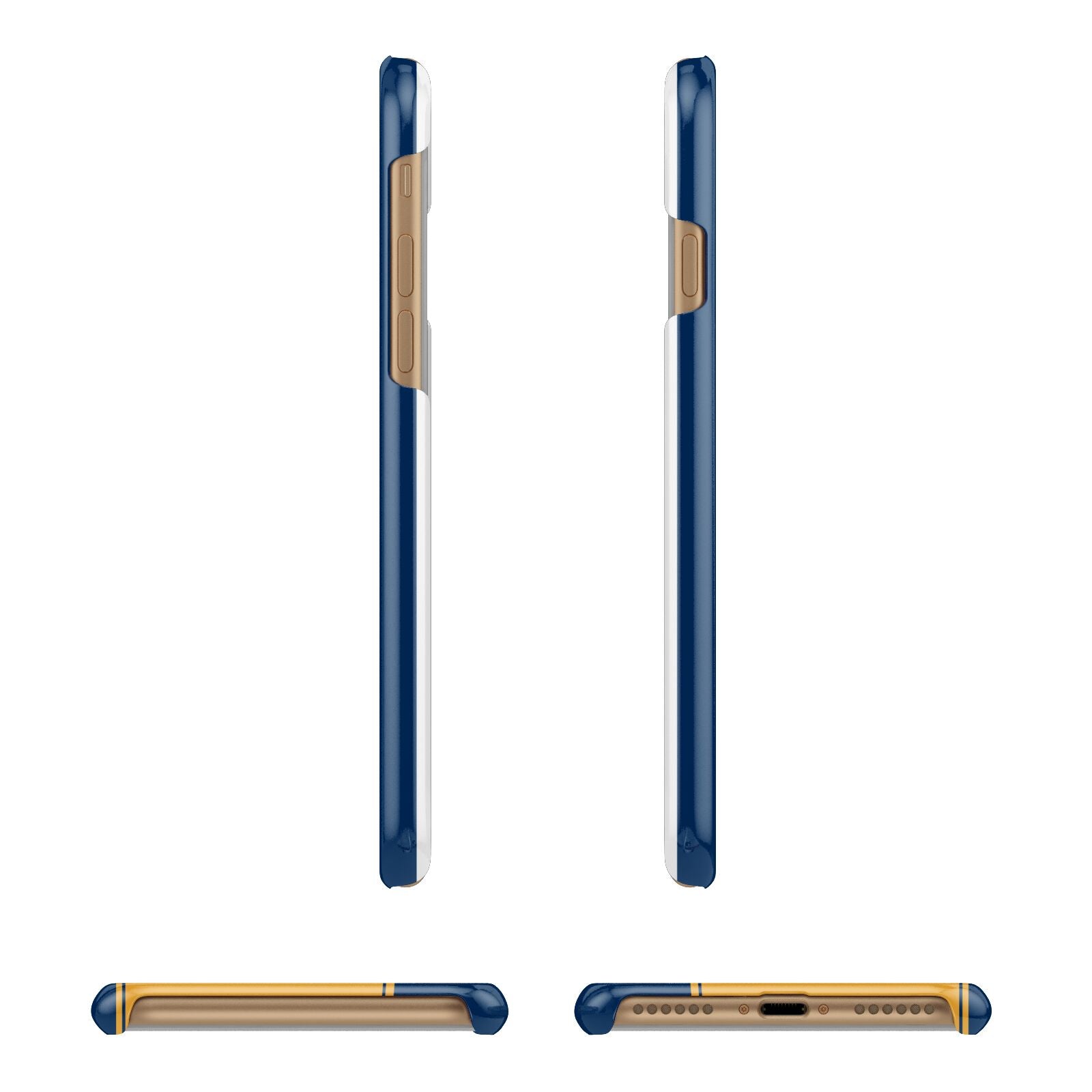 Custom New York License Plate Apple iPhone 7 8 3D Wrap Snap Case Angled Images