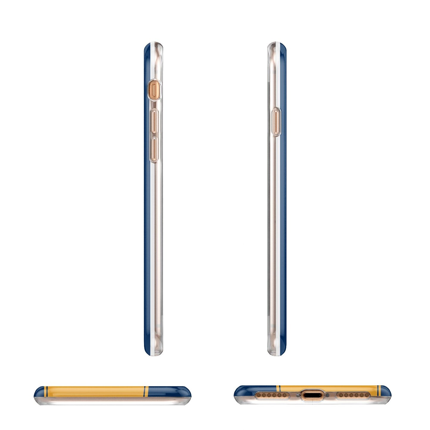 Custom New York License Plate Apple iPhone 7 8 3D Wrap Tough Case Alternative Image Angles