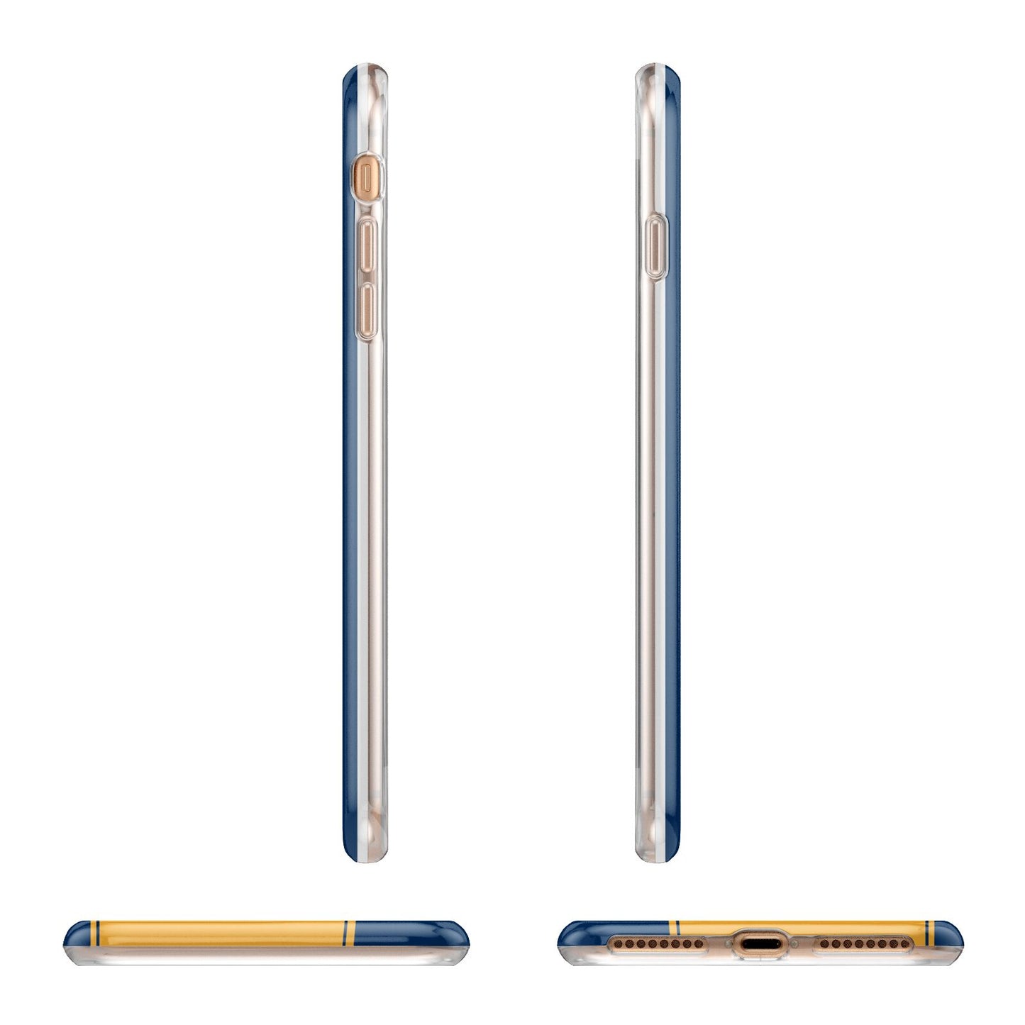 Custom New York License Plate Apple iPhone 7 8 Plus 3D Wrap Tough Case Alternative Image Angles