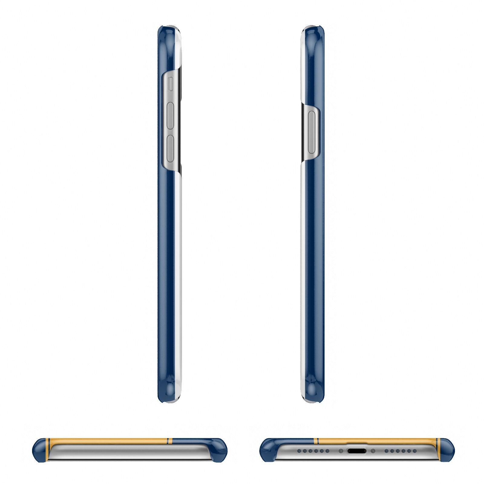 Custom New York License Plate Apple iPhone XR 3D Wrap Snap Case Angled Images on White Phone