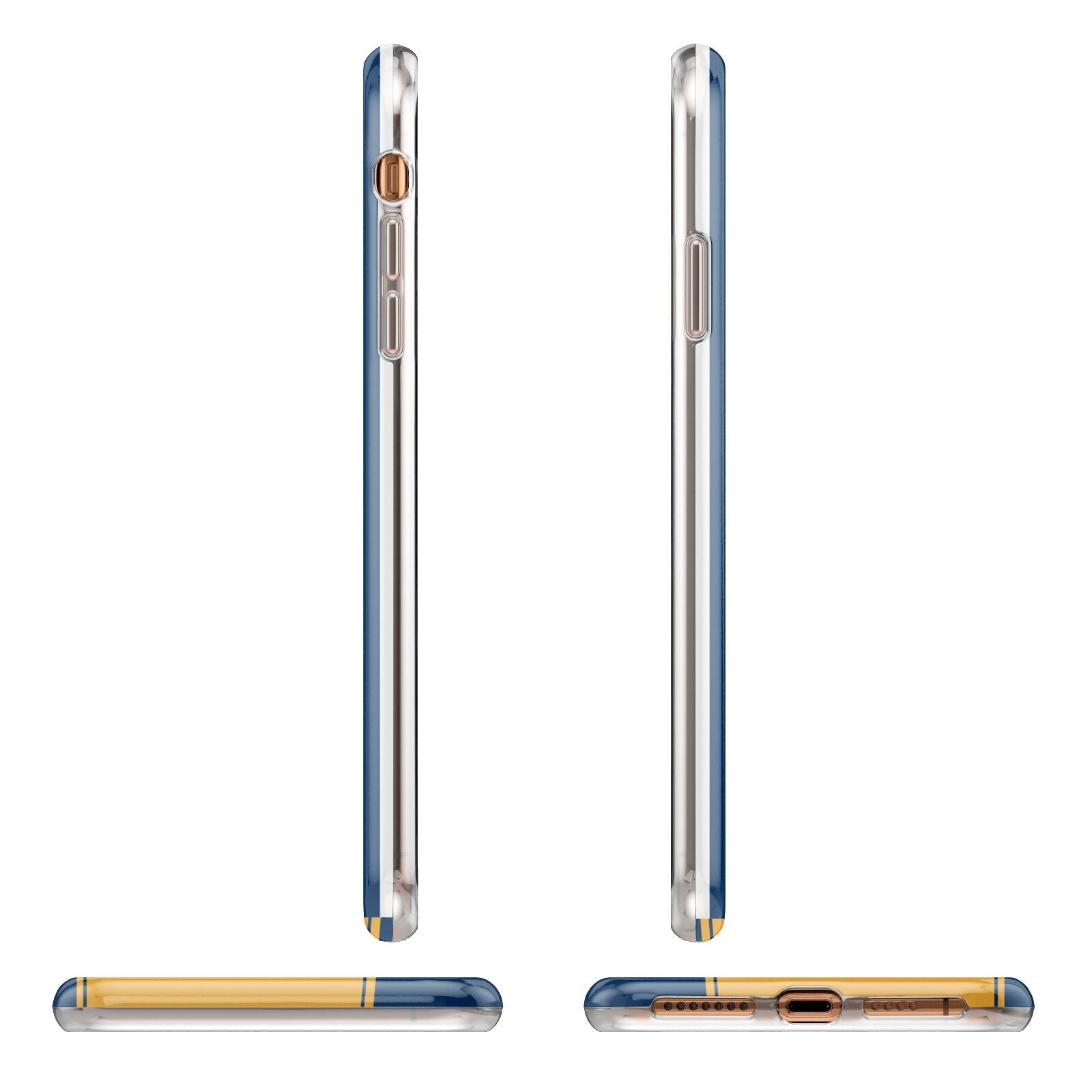 Custom New York License Plate Apple iPhone XS Max 3D Wrap Tough Case Alternative Image Angles