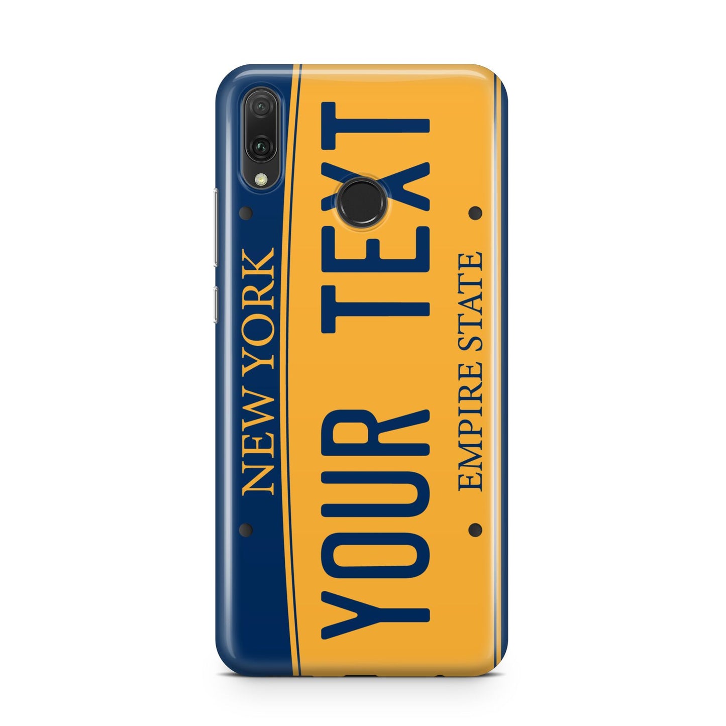 Custom New York License Plate Huawei Y9 2019