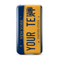 Custom New York License Plate Samsung Galaxy S5 Case