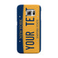 Custom New York License Plate Samsung Galaxy S6 Edge Case