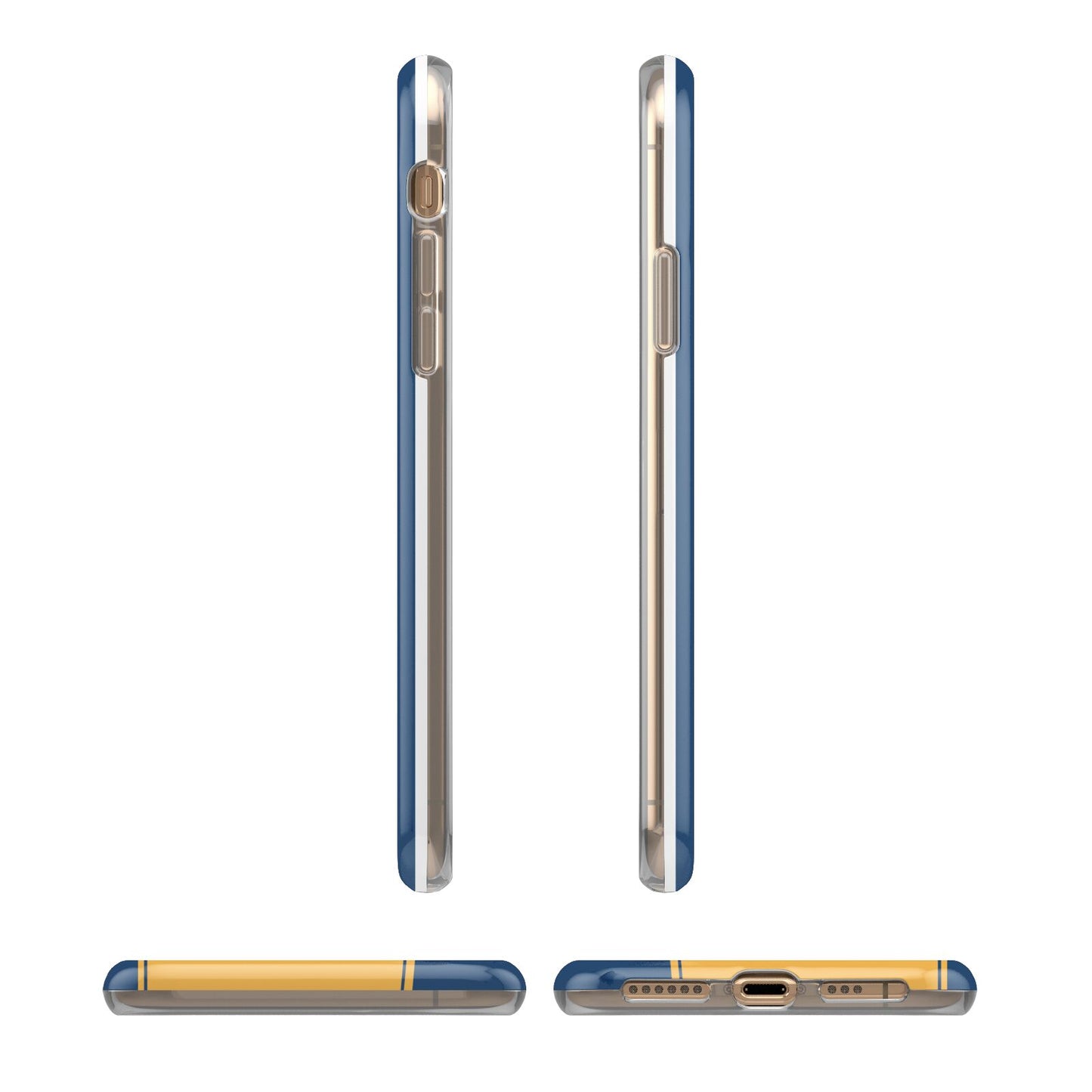 Custom New York License Plate iPhone 11 3D Tough Case Angle Images