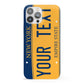 Custom New York License Plate iPhone 13 Pro Max Full Wrap 3D Snap Case