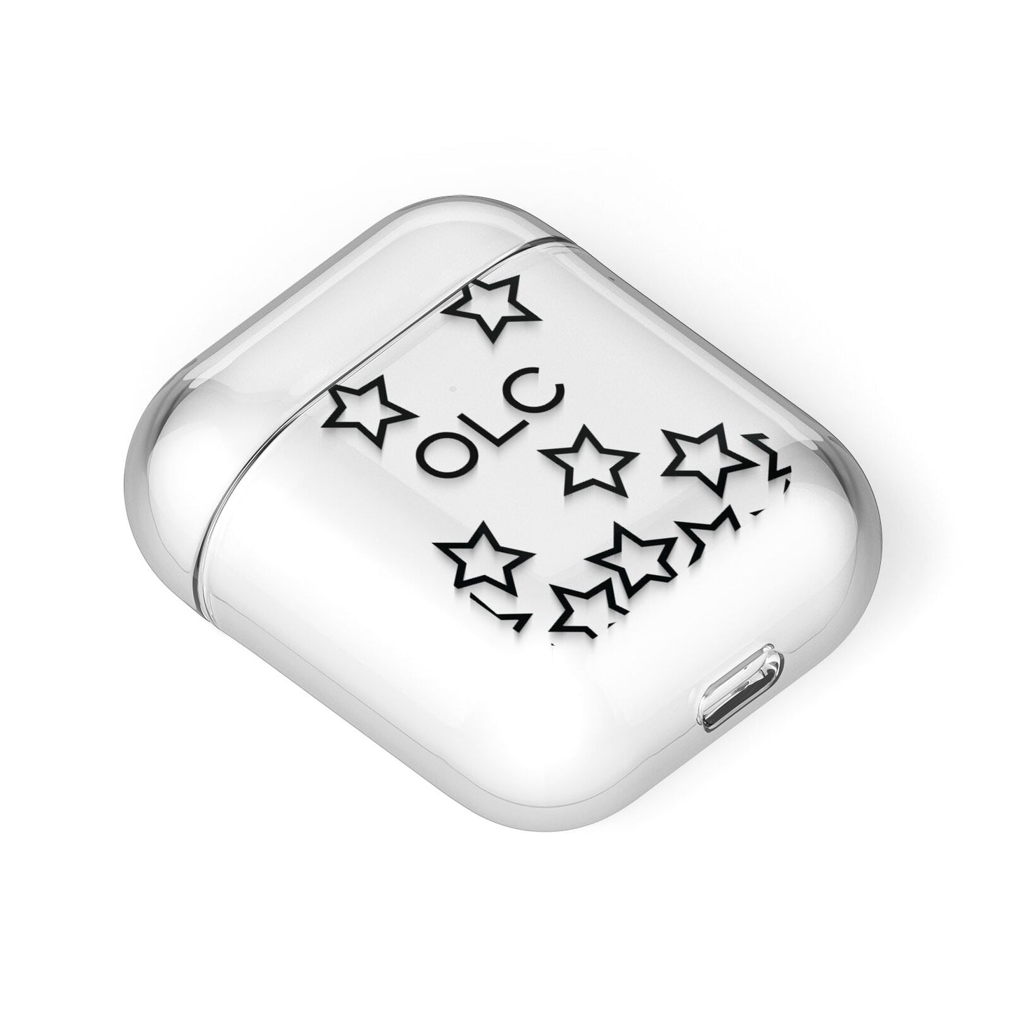Custom Personalised Initials AirPods Case Laid Flat