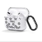 Custom Personalised Initials AirPods Clear Case 3rd Gen Side Image