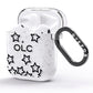 Custom Personalised Initials AirPods Glitter Case Side Image