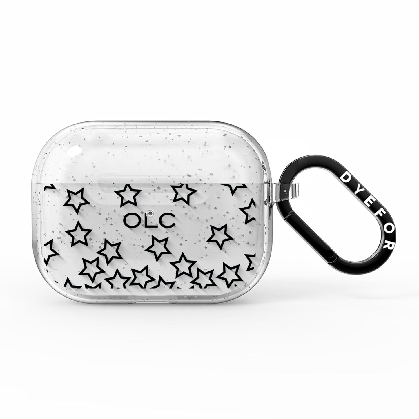 Custom Personalised Initials AirPods Pro Glitter Case