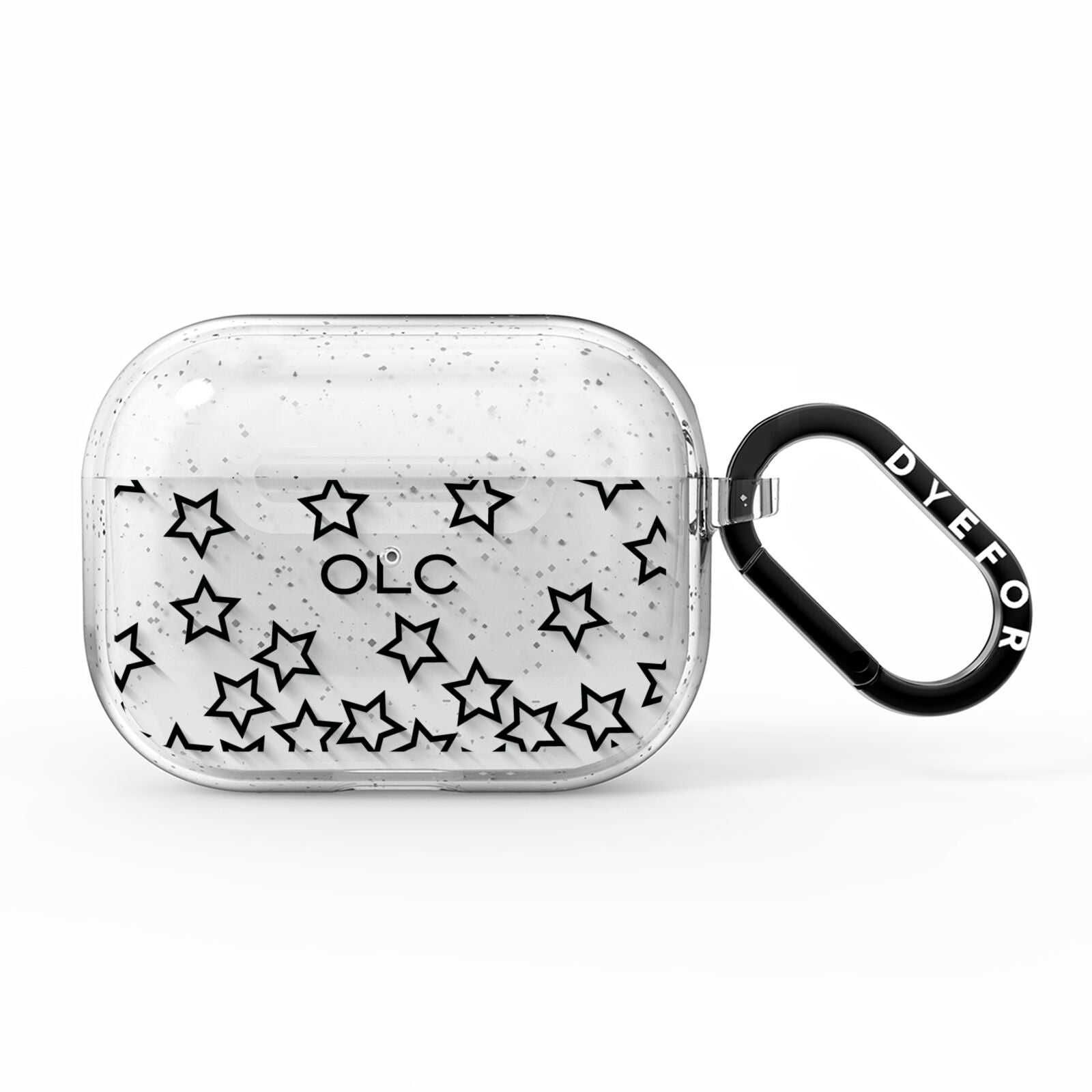 Custom Personalised Initials AirPods Pro Glitter Case