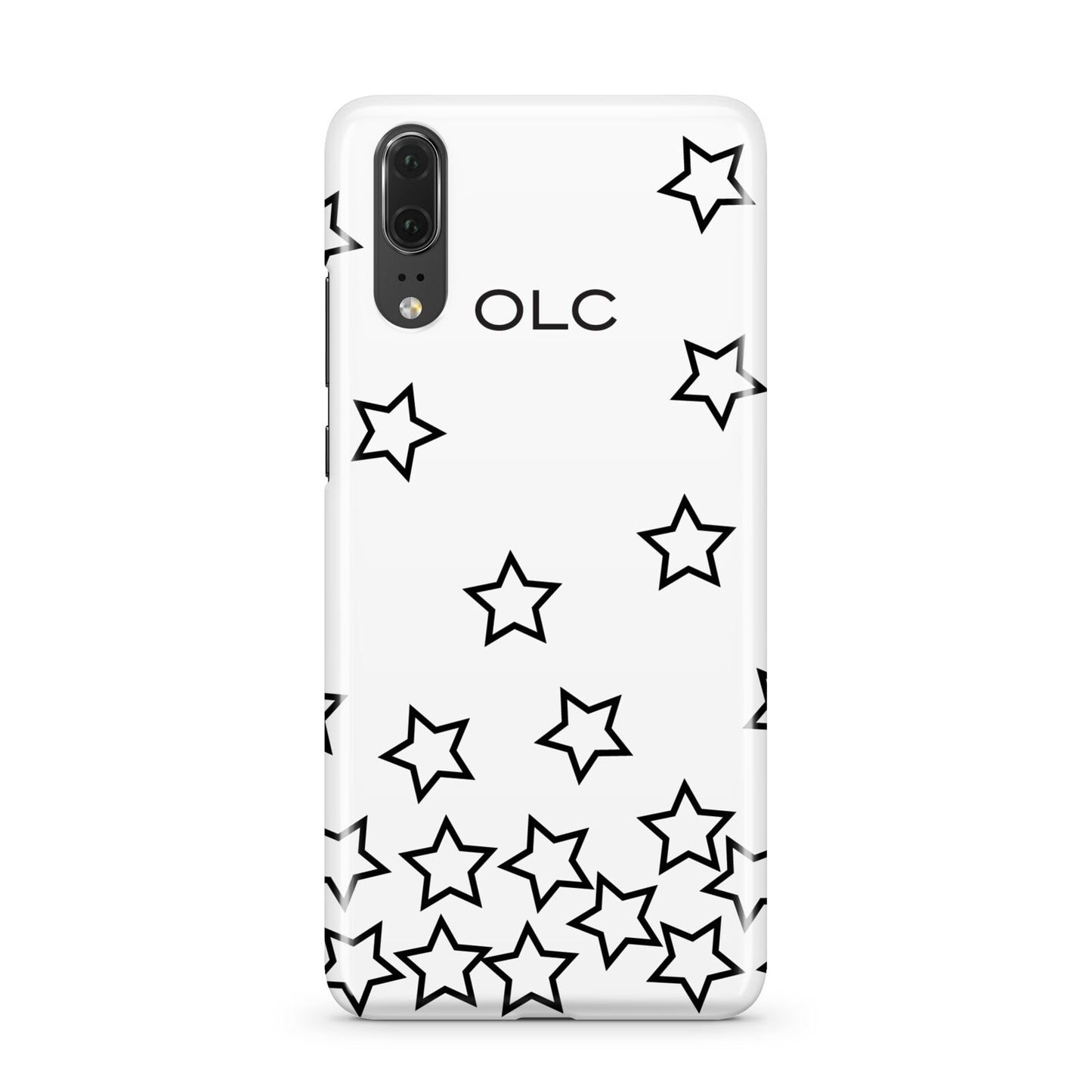 Custom Personalised Initials Huawei P20 Phone Case