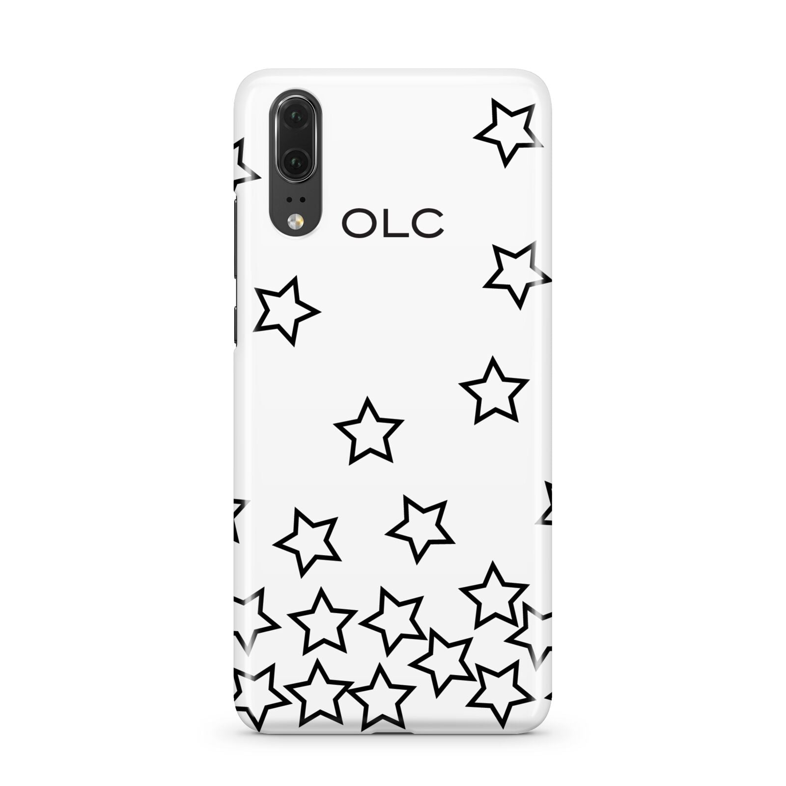 Custom Personalised Initials Huawei P20 Phone Case