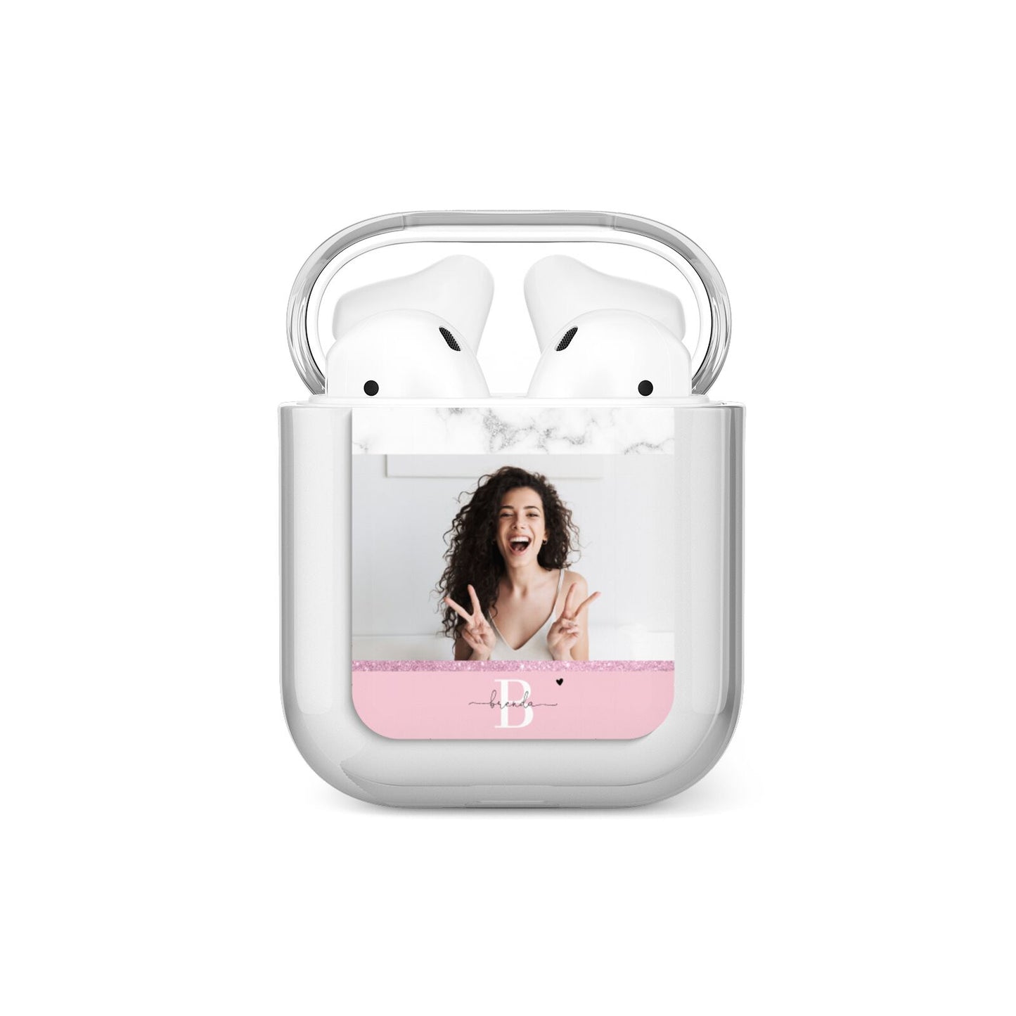 Custom Photo Marble AirPods Case