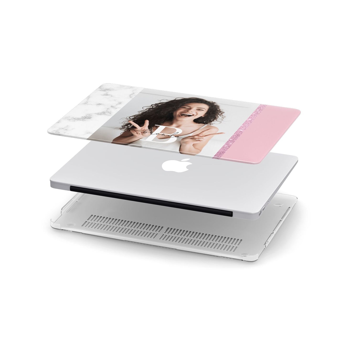 Custom Photo Marble Apple MacBook Case in Detail