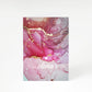 Custom Pink Marble A5 Greetings Card