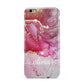 Custom Pink Marble Apple iPhone 6 Plus 3D Tough Case