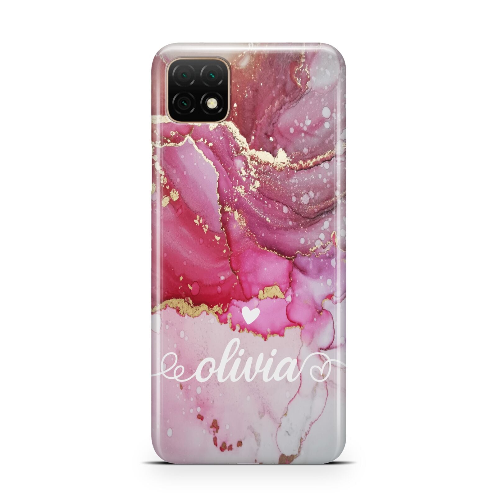 Custom Pink Marble Huawei Enjoy 20 Phone Case