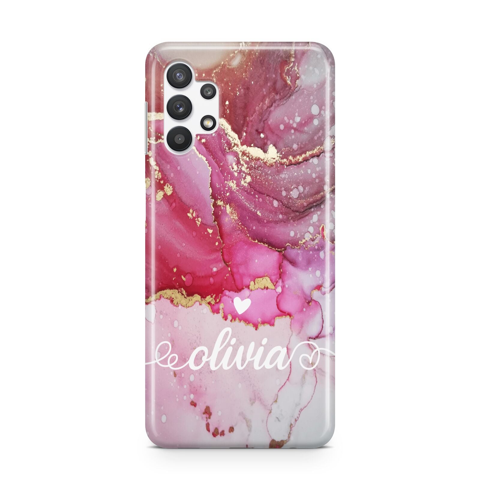 Custom Pink Marble Samsung A32 5G Case