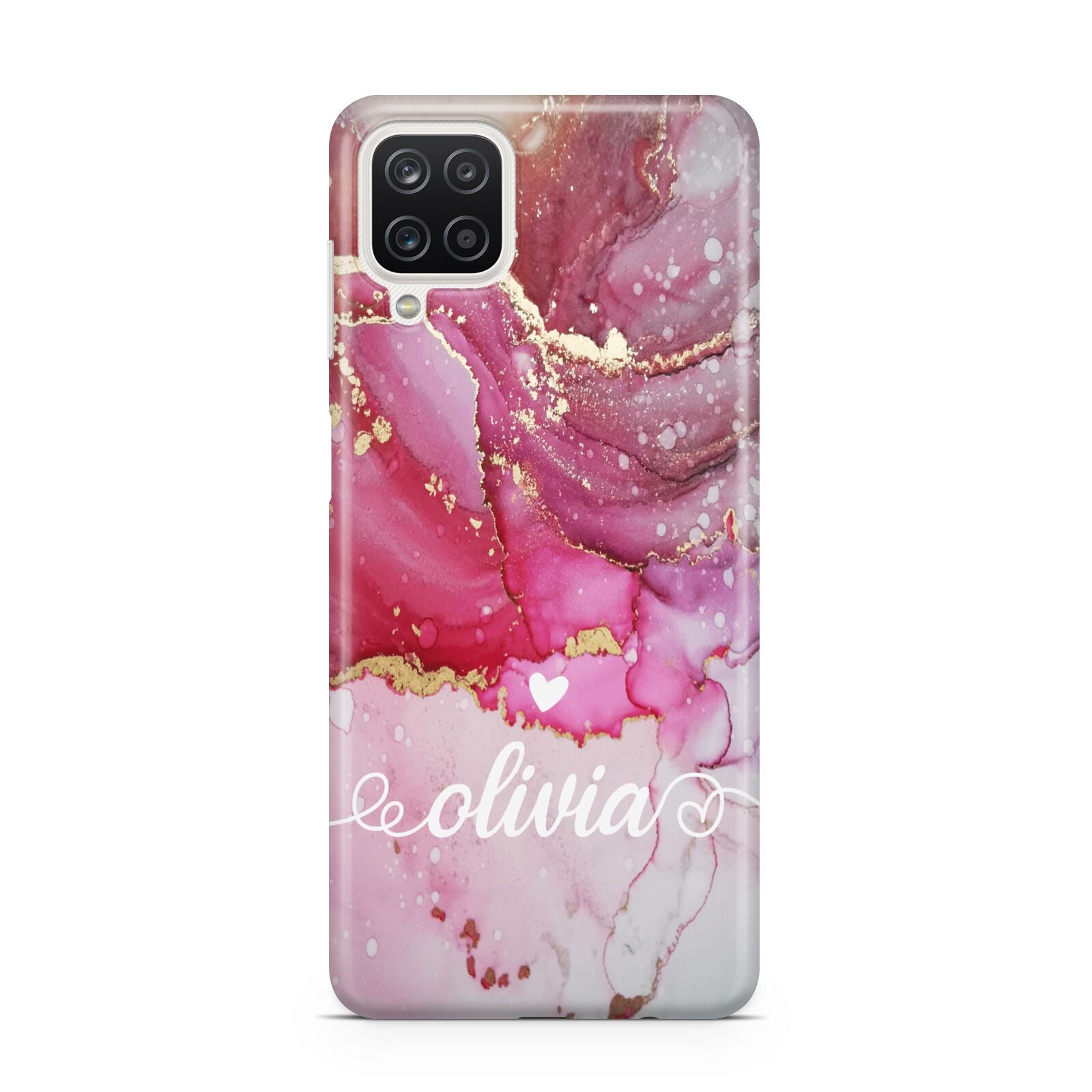 Custom Pink Marble Samsung M12 Case