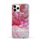 Custom Pink Marble iPhone 11 Pro 3D Tough Case
