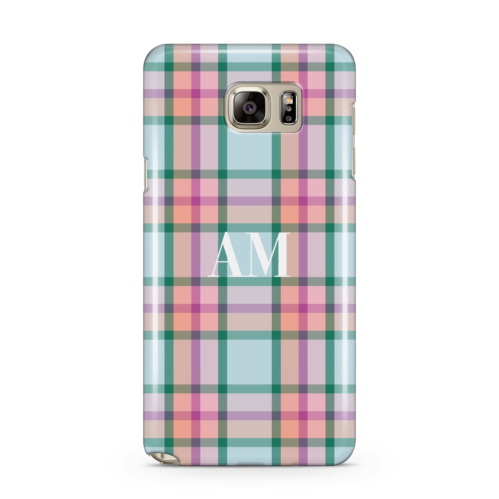 Custom Plaid Samsung Galaxy Note 5 Case