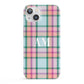 Custom Plaid iPhone 13 Full Wrap 3D Snap Case