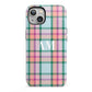 Custom Plaid iPhone 13 Full Wrap 3D Tough Case