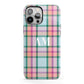 Custom Plaid iPhone 13 Pro Max Full Wrap 3D Tough Case