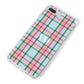 Custom Plaid iPhone 8 Plus Bumper Case on Silver iPhone Alternative Image
