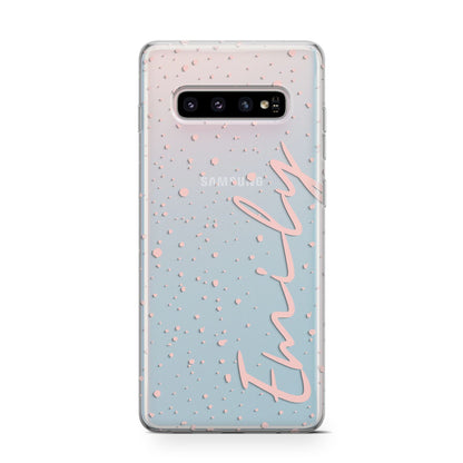 Custom Polka Dot Samsung Galaxy S10 Case