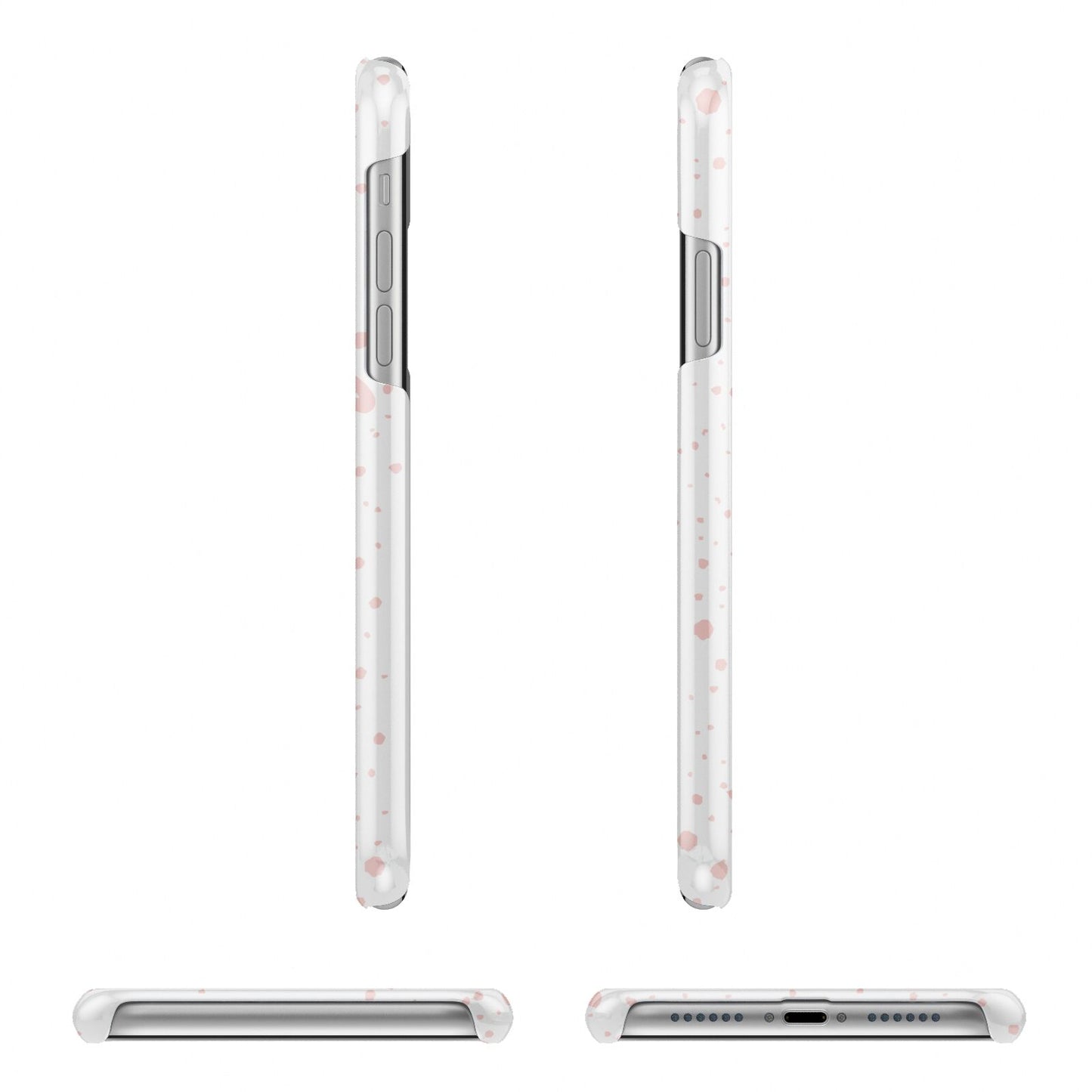 Custom Polka Dot iPhone 11 Pro 3D Snap Case Angle Images