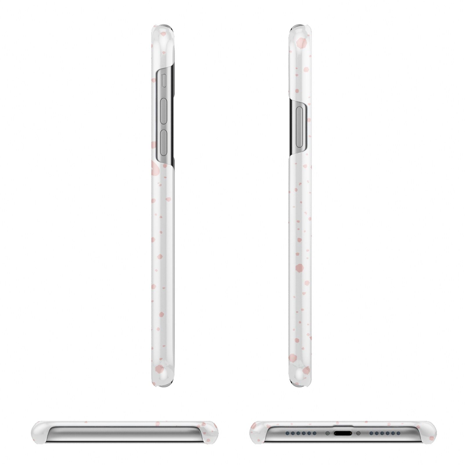 Custom Polka Dot iPhone 11 Pro 3D Snap Case Angle Images