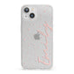 Custom Polka Dot iPhone 13 Clear Bumper Case