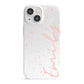 Custom Polka Dot iPhone 13 Mini Full Wrap 3D Snap Case