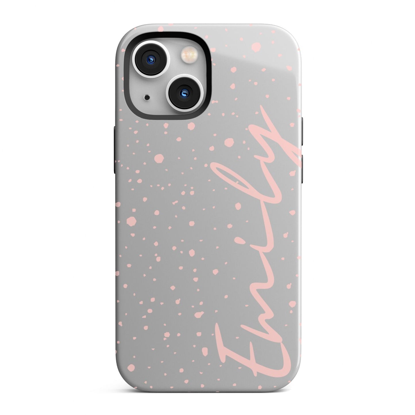 Custom Polka Dot iPhone 13 Mini Full Wrap 3D Tough Case