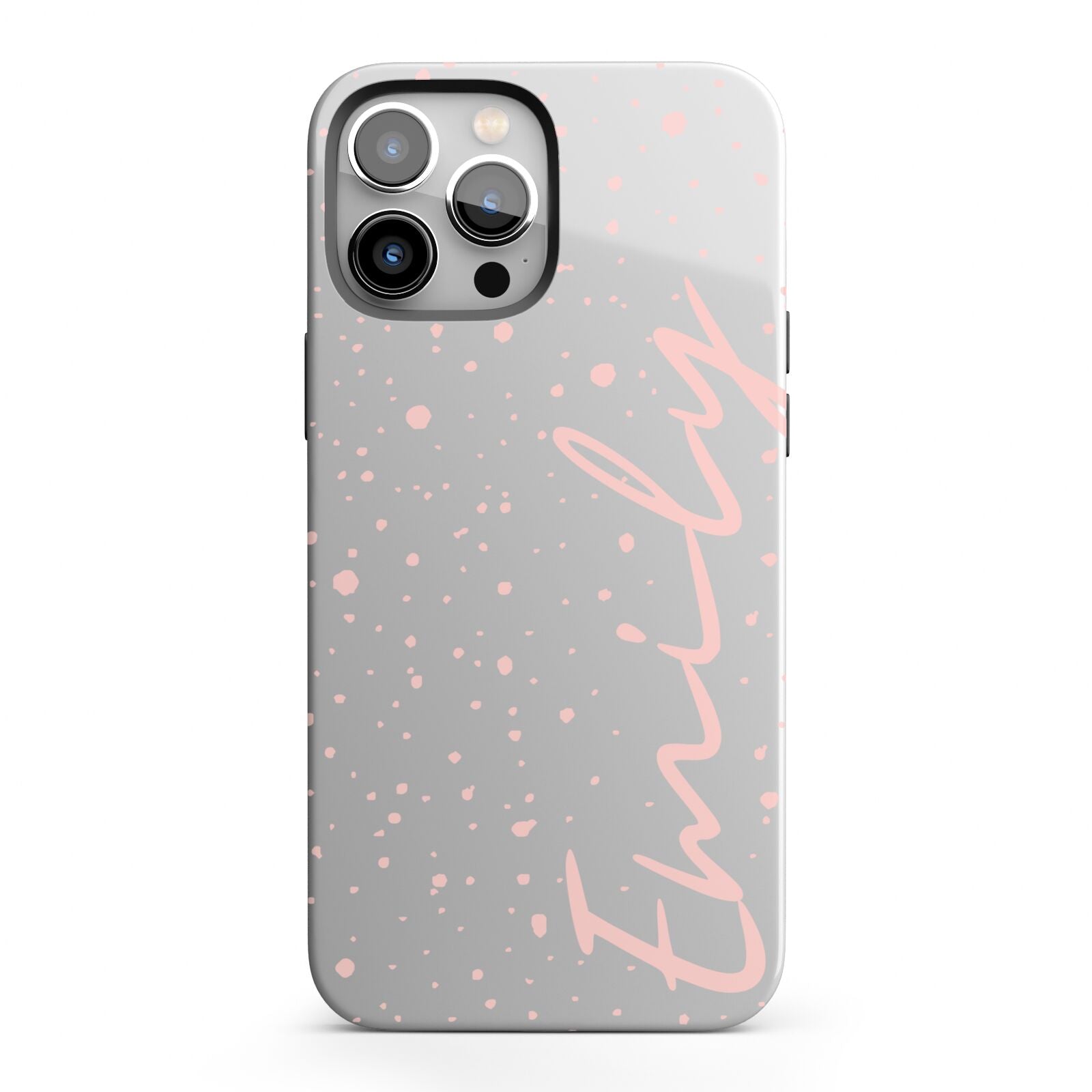 Custom Polka Dot iPhone 13 Pro Max Full Wrap 3D Tough Case