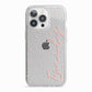 Custom Polka Dot iPhone 13 Pro TPU Impact Case with White Edges
