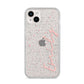 Custom Polka Dot iPhone 14 Plus Glitter Tough Case Starlight