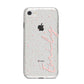 Custom Polka Dot iPhone 8 Bumper Case on Silver iPhone