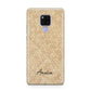 Custom Rattan Pattern Huawei Mate 20X Phone Case