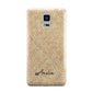 Custom Rattan Pattern Samsung Galaxy Note 4 Case