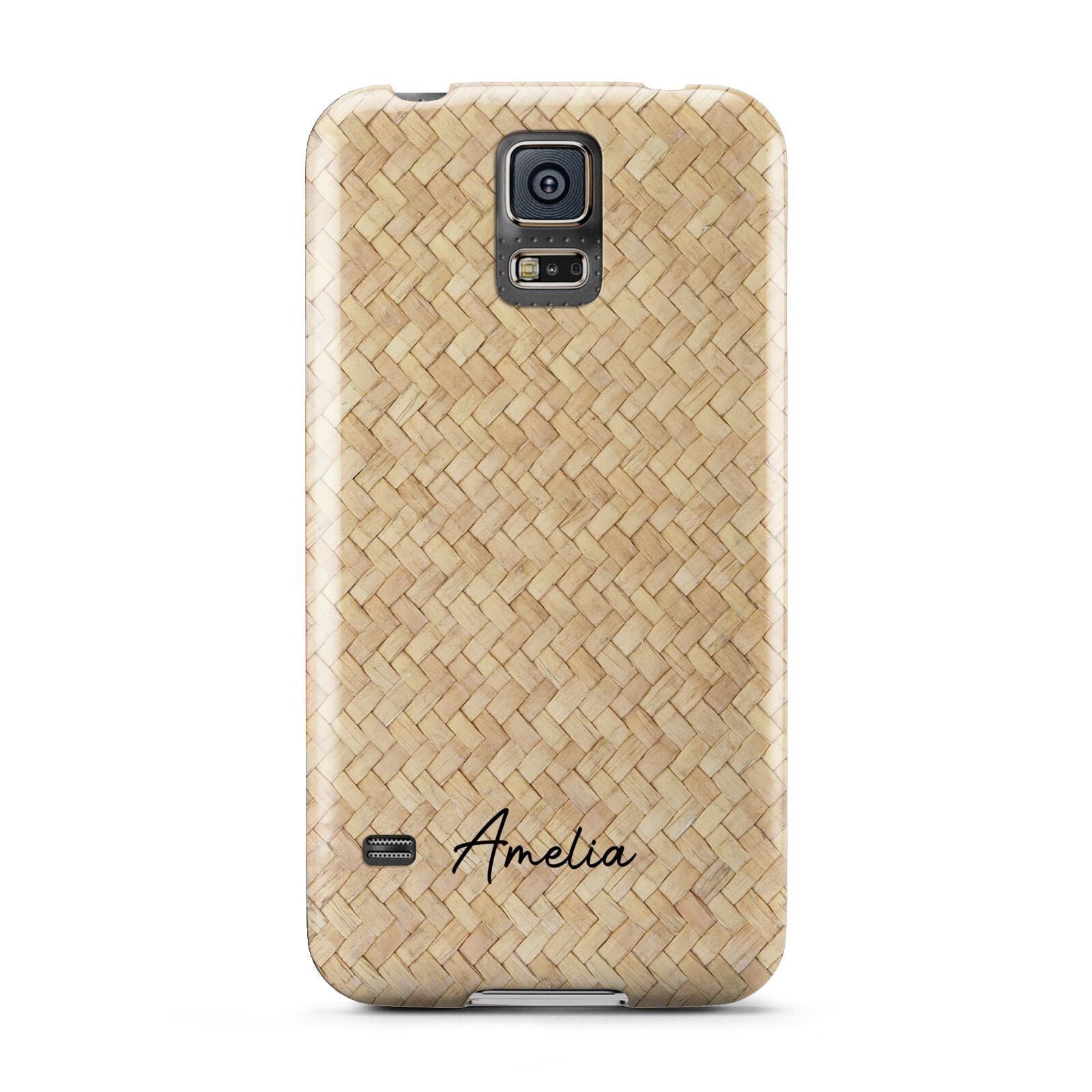 Custom Rattan Pattern Samsung Galaxy S5 Case