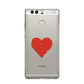 Custom Red Heart Huawei P9 Case