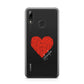 Custom Red Heart Huawei Y7 2019