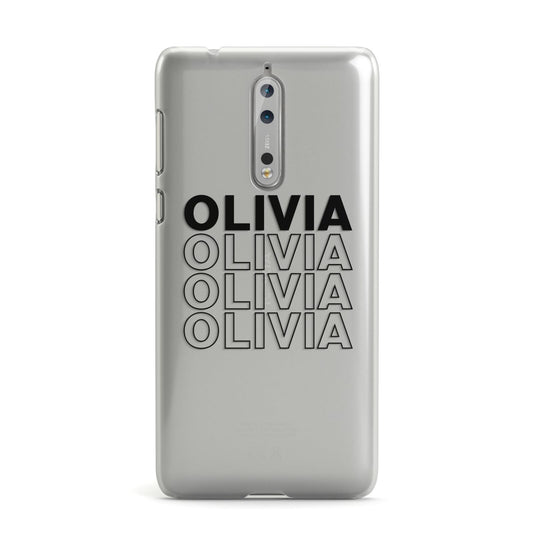 Custom Repeat Name Nokia Case