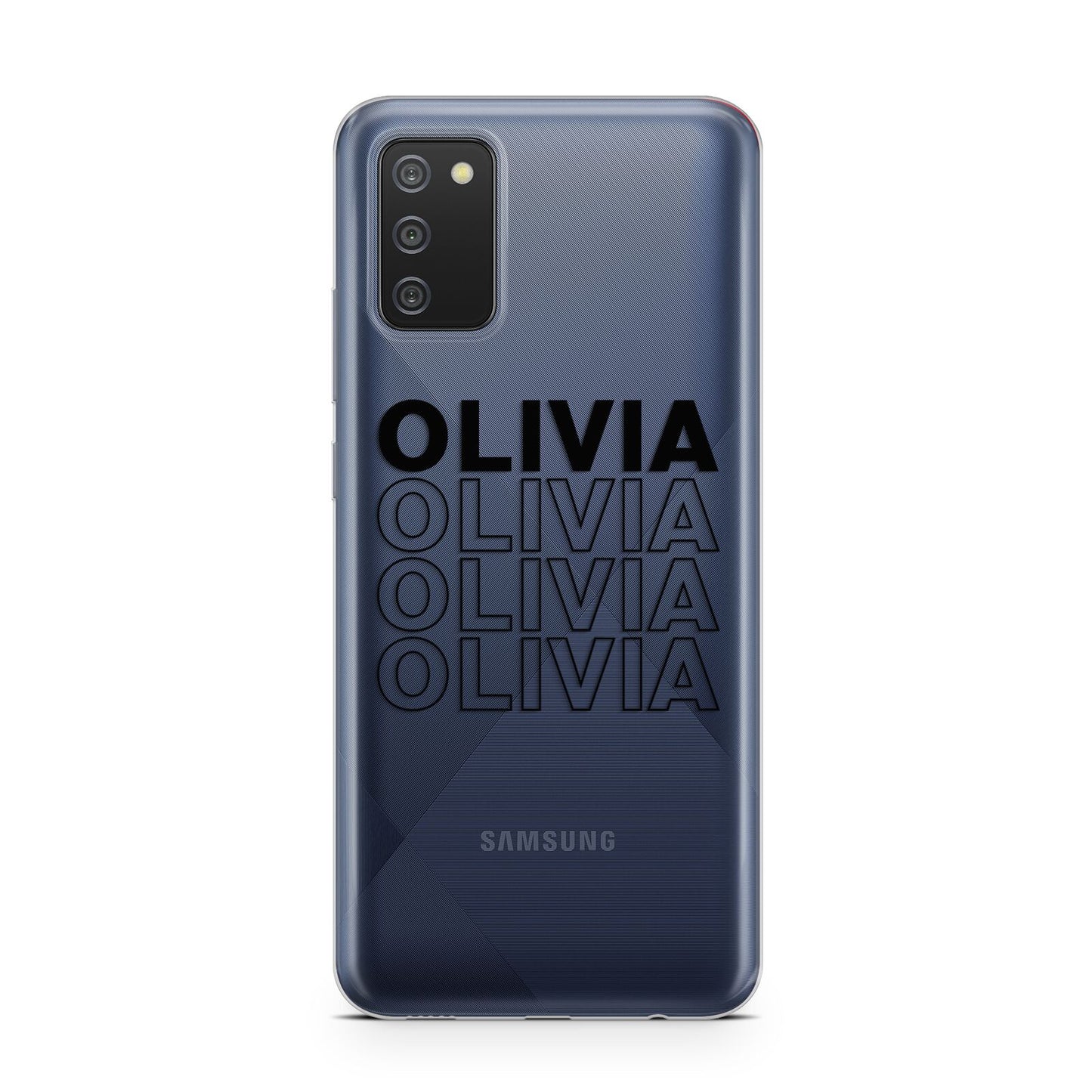 Custom Repeat Name Samsung A02s Case