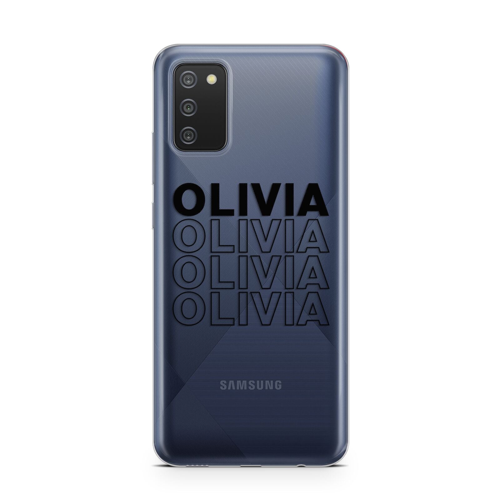 Custom Repeat Name Samsung A02s Case